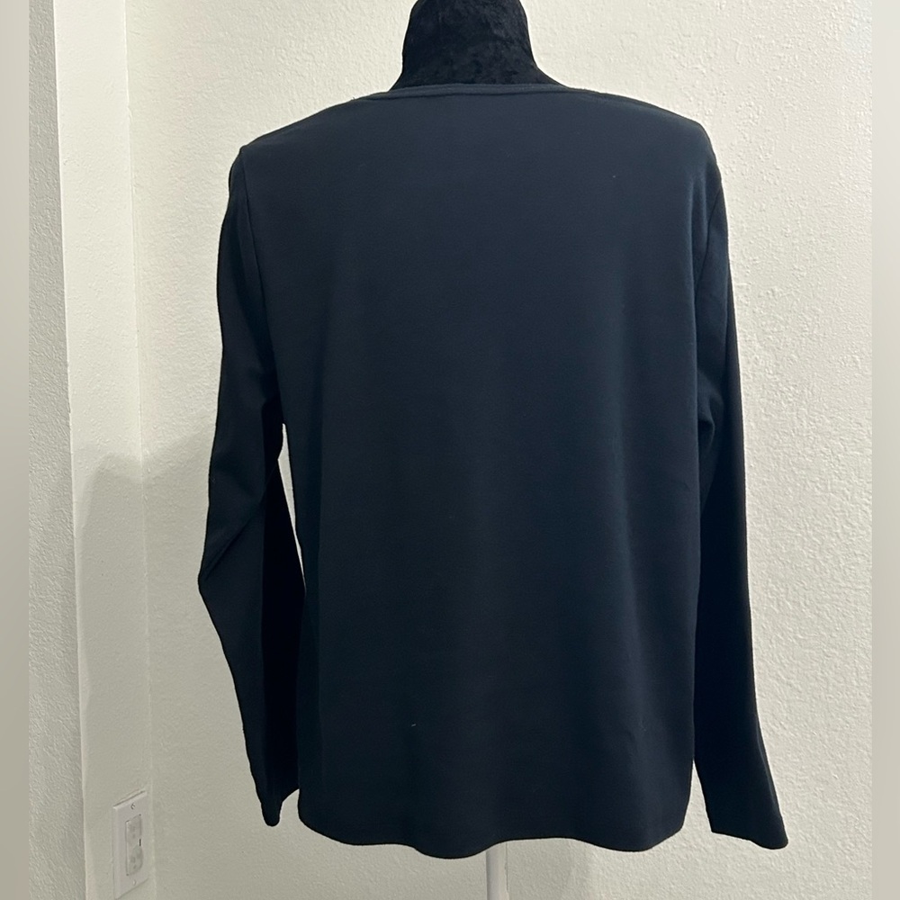 Croft & Barrow Cardinal Long Sleeve Top - Picture 3 of 8
